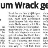 Mysteriöser Autobrand führt nun zum Prozess