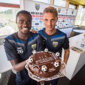 Eine Torte als Glücksbringer