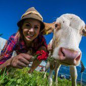 Ex-Wintersportlerin ist im Sommer gerne Sennerin