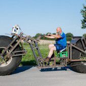 Schwerstes fahrbares Fahrrad der Welt