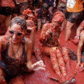 Ein ganzer Ort sieht rot – Tomatina in Buñol