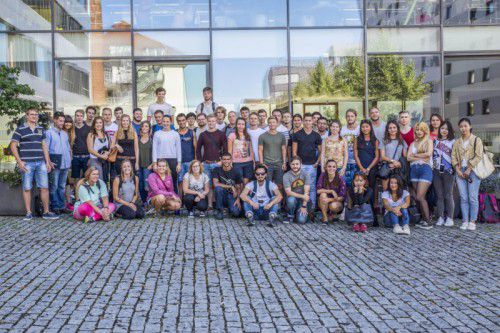 Für die 55 Gaststudenten der FH Vorarlberg ging es mit einer gemeinsamen Einführungswoche los.
