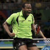 Erster Afrikaner im Tischtennis-Viertelfinale
