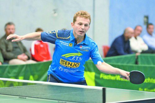 Kennelbach-Routinier Istvan Toth konnte in der abgelaufenen Saison 42 seiner 47 Einzelpartien siegreich beenden.