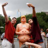 Nackte Trump-Skulpturen sorgen in USA für Aufsehen