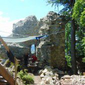 Endspurt bei Renovierung der Ruine Neuburg