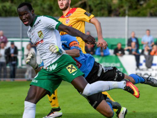 Per Kopf fixierte Raphael Dwamena den Anschlusstreffer.
