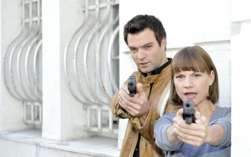So kennt man Kristina Sprenger noch: Mit Jakob Seeböck als Karin Kofler in „SOKO Kitzbühel“.
