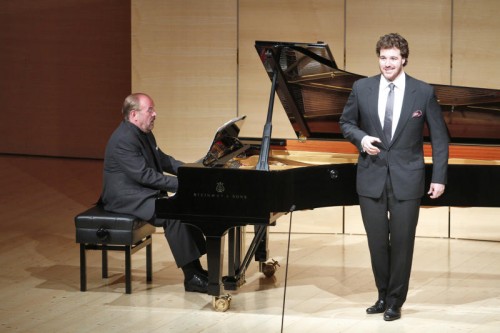 Tenor Mauro Peter debütierte 2012 bei der Schubertiade in Schwarzenberg.