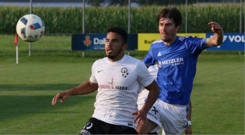 Vinicius Maciel Gomes war mit seinen beiden Toren gegen SK Brederis der Matchwinner für SW Bregenz.