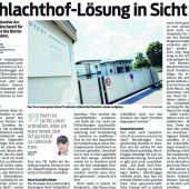 Schlachthof: Noch nichts in trockenen Tüchern