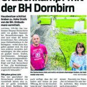 Zuschüttung des Grabens wurde nicht zugestimmt
