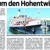 Die „Hohentwiel“ im Binnenbecken