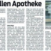 Konzession für Apotheke in Tosters beantragt