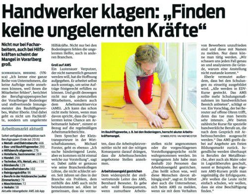VN-Bericht vom Montag, 8. August 2016.