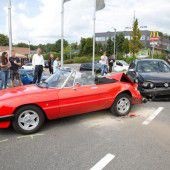Cabrio im Blechsalat