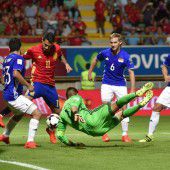 Spanien fertigt Liechtenstein mit 8:0 Toren ab