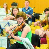 QUARTA 4 Länder Jugendphilharmonie bereitet in Bizau den Start vor