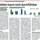 Das System kommt durcheinander