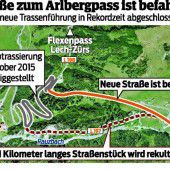 Neue Serpentine zur Passhöhe