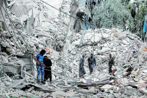 Aleppo soll Anwohnern zufolge noch niemals so stark bombardiert worden sein wie jetzt. Foto: reuters