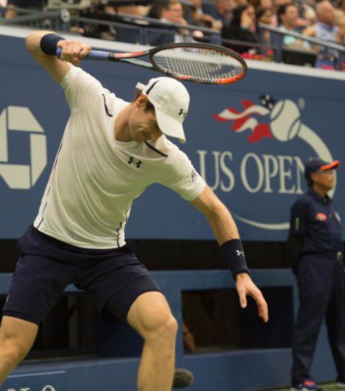 Andy Murray ärgerte sich über seinen verpassten Einzug ins Halbfinale der US Open in New York. Foto: afp