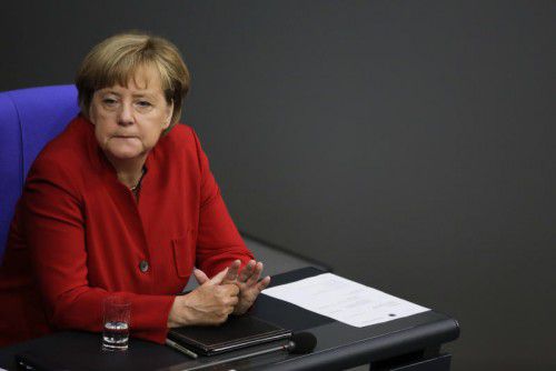 Angela Merkel hat extrem schlechte Umfragewerte. Foto: ap