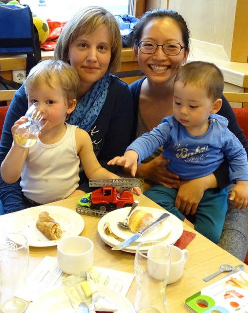 Auch Frauen mit Kindern sind herzlich willkommen.  Foto: the