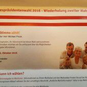 Alte Wahlunterlagen wurden noch verschickt