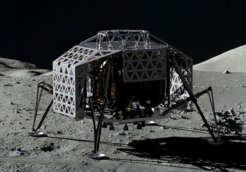 Auf dem Mond werden die beiden Rover abgesetzt. Es gilt, die geforderten 500 Meter zurückzulegen und das zu dokumentieren. ptscientists.com