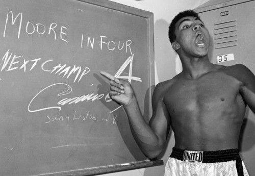 Cassius Clay (Bild) oder Mike Tyson hatten für Austria-Trainer Chabbi besondere Eigenschaften. Foto: ap