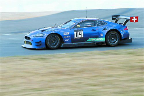 Christian Klien war mit dem Jaguar-GT3 des Frey-Racing-Teams am Nürburgring maßgeblich am siebten Rang beteiligt.  Foto: vsa