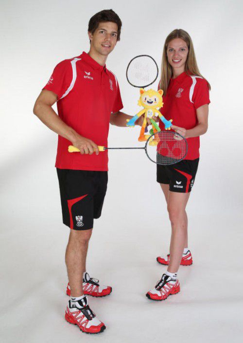 David Obernosterer und Lisi Baldauf stehen beim Super-Series-Turnier in Tokio im Mixed im Hauptbewerb.  Foto: gepa