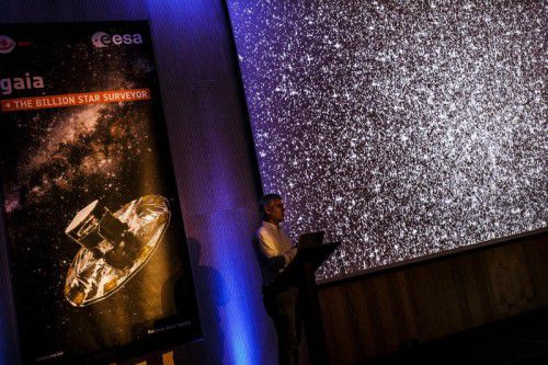 Der am 19. Dezember 2013 gestartete Satellit hat das Ziel, während seiner fünfjährigen Mission die detaillierteste 3D-Karte unserer Milchstraße zu erstellen. Foto: AP