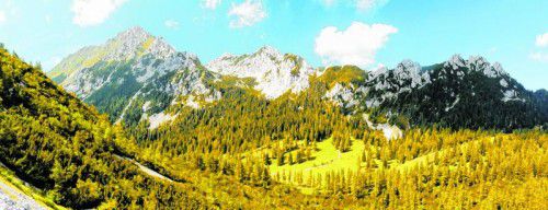 Der längste grenzüberschreitende Wanderweg ist der Alpe-Adria-Trail mit 750 Kilometern und drei Ländern.