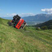 Zu steil für den Transporter