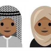 Emoji mit  Kopftuch