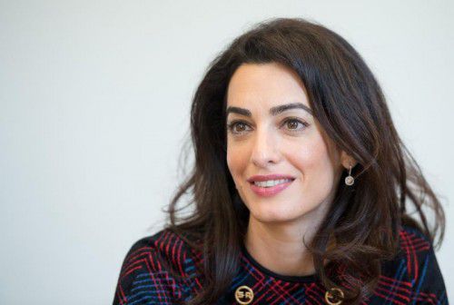 Die Menschenrechtsanwältin und Ehefrau von George Clooney will den Frauen Gerechtigkeit bringen. Foto: AP