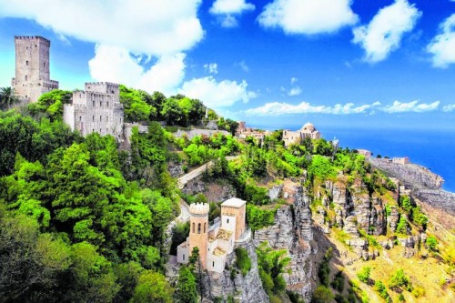 Ein malerisches Städtchen am Berg: Erice.
