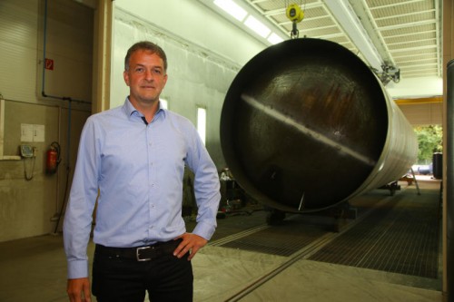 Für die Diem-Werke und Geschäftsführer Christoph Hagspiel ist der Behälterbau der mittlerweile umsatzstärkste Bereich geworden. Fotos: VN/Hofmeister