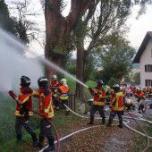 Wehren aus Feldkirch und Liechtenstein probten