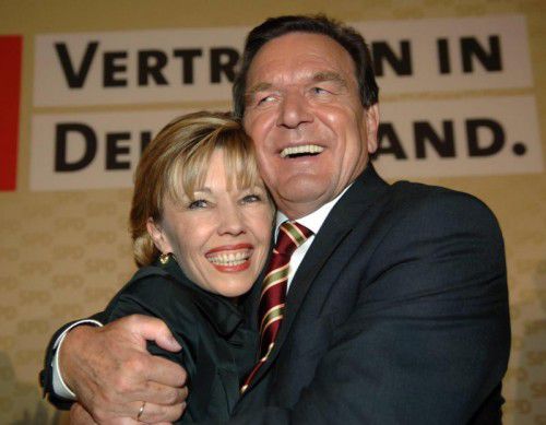 Gerhard Schröder und Doris Schröder-Kopf waren 19 Jahre verheiratet. Foto: dpa