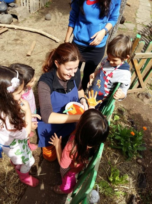 Im Rahmen des Europäischen Freiwilligendienstes war Barbara Bechter mehrere Monate in einem spanischen Kindergarten tätig. Foto:Bechter