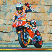 Marquez ließ die Muskeln spielen