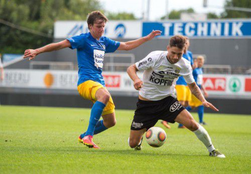 Mit zwölf Punkten aus acht Spielen liegt man bei den SCR Altach Amateuren über allen Erwartungen. Foto: rhomberg