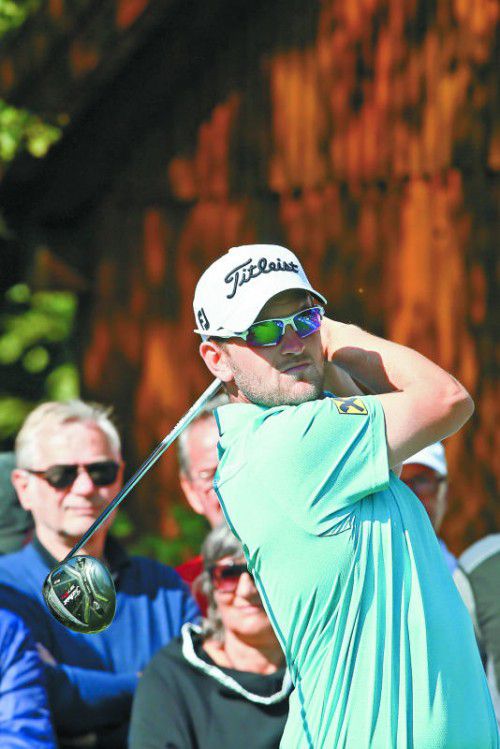 Nach Runde eins in Führung: Bernd Wiesberger. Foto: gepa