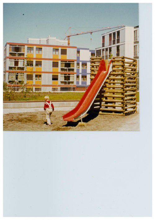 Nach zwei Jahren Bauzeit zogen 1976 die ersten Familien in die neuen Wohnblocks der Siedlung an der Ach ein. Foto: vogewosi