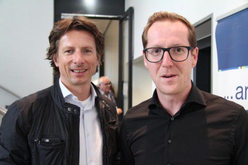 Nicholas Zumtobel (Zumtobel Group) und Martin Dechant (ikp).