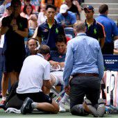 Knie stoppt Thiem: Aufgabe gegen Del Potro bei US-Open