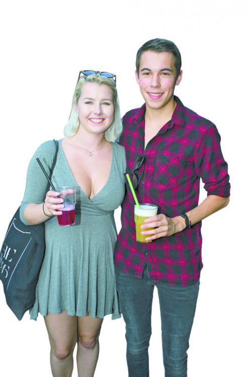 Spezial Cocktail für Birgit Abraham und Simon Treiber. Franc